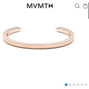 Rose gold mvmt minimal cuff. Used but in good condition